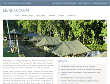 Tablet Screenshot of munnarcamps.com